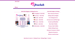 Desktop Screenshot of afroclub.net